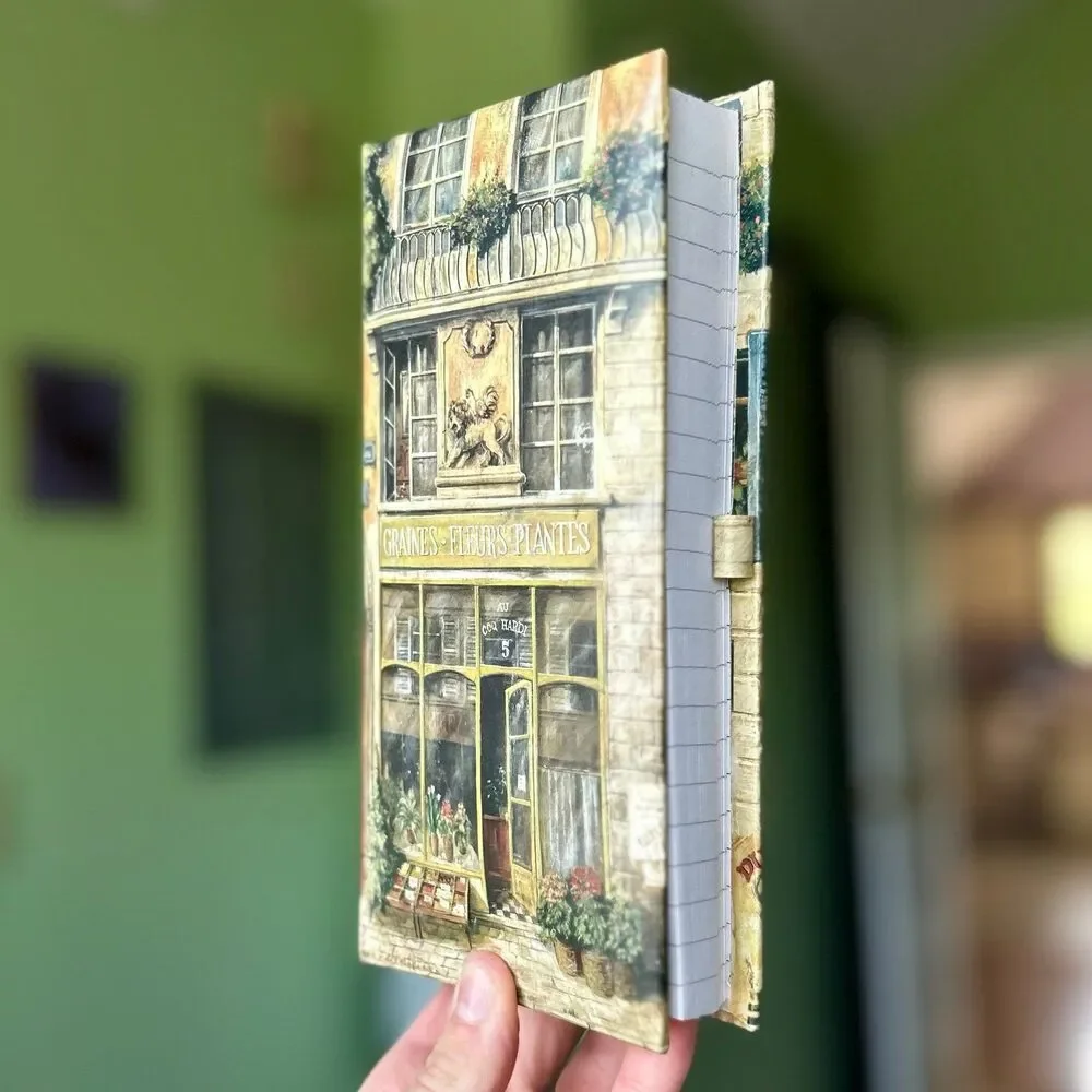 VTG Tri-Coastal Flower Shop Storefront Notepad Office Accent